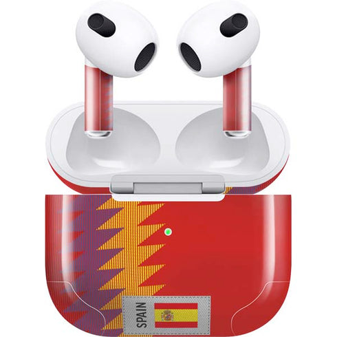 Spain Soccer Flag Apple AirPods (3rd Gen 2021) Skin
